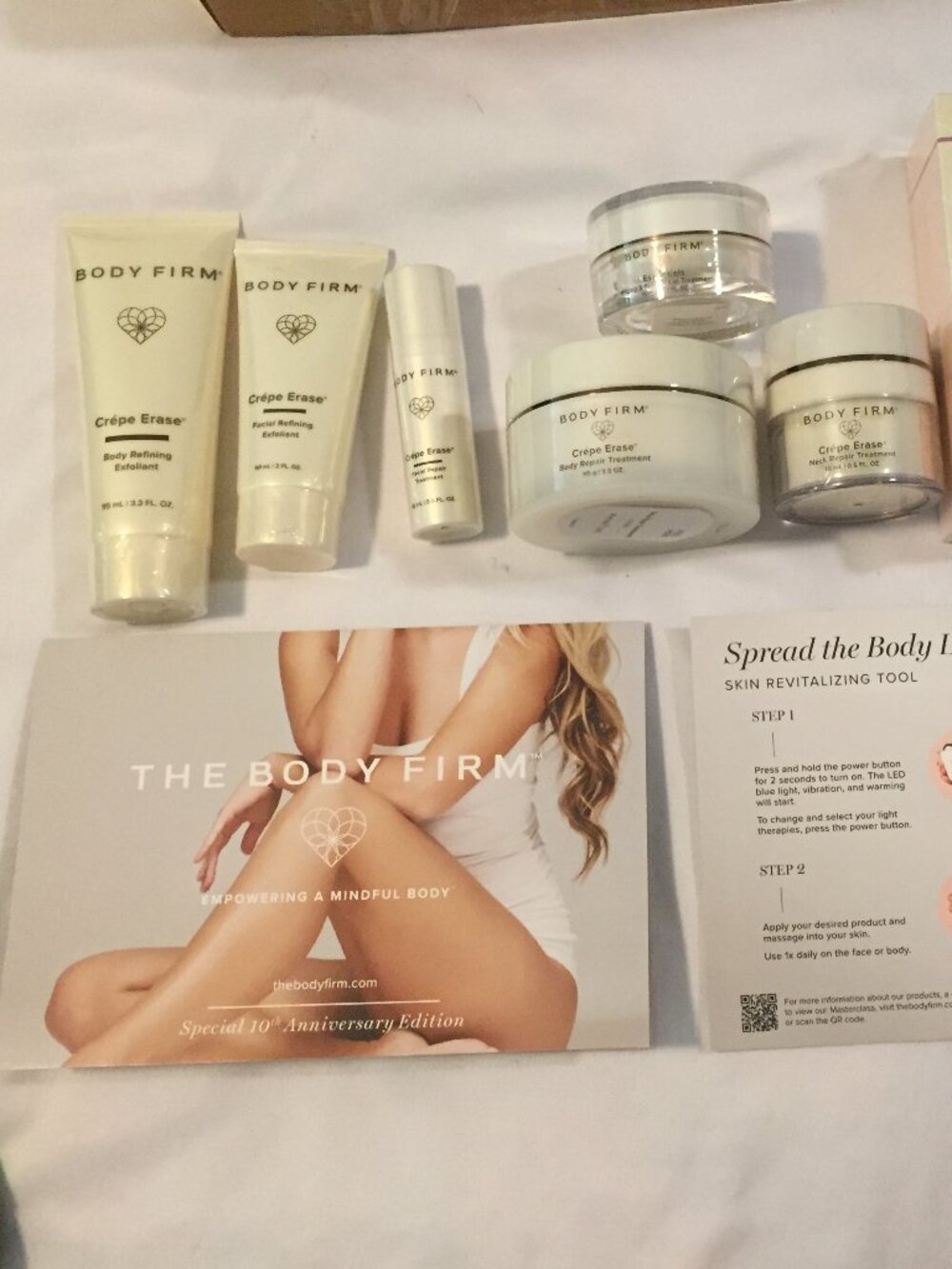 BODY FIRM CREPE ERASE - 7 Piece Set jANE Seymour NEW/Sealed